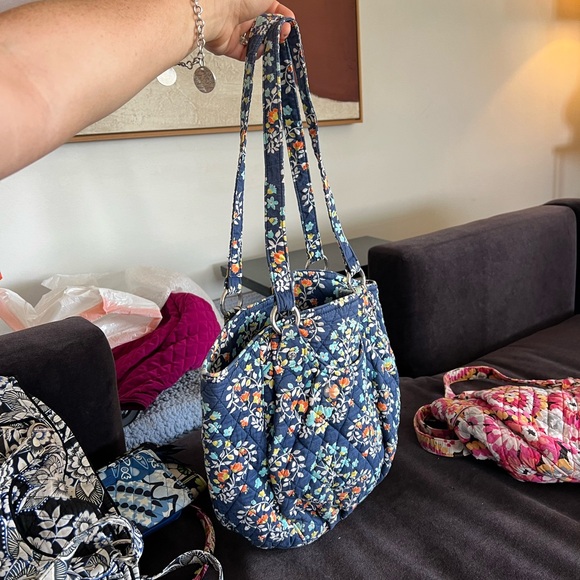 Blue and green Vera Bradley purse - Picture 2 of 4